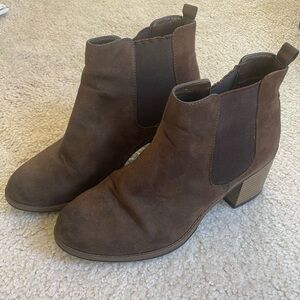 Brown Suede Boots
